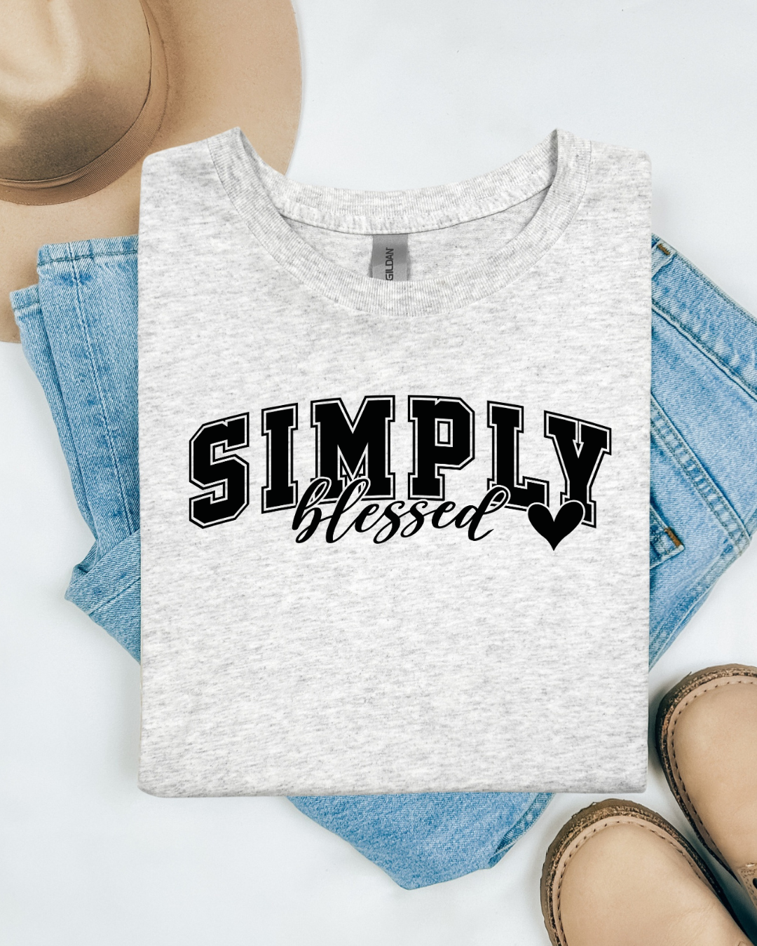 Simply Blessed Short Sleeve T-Shirt