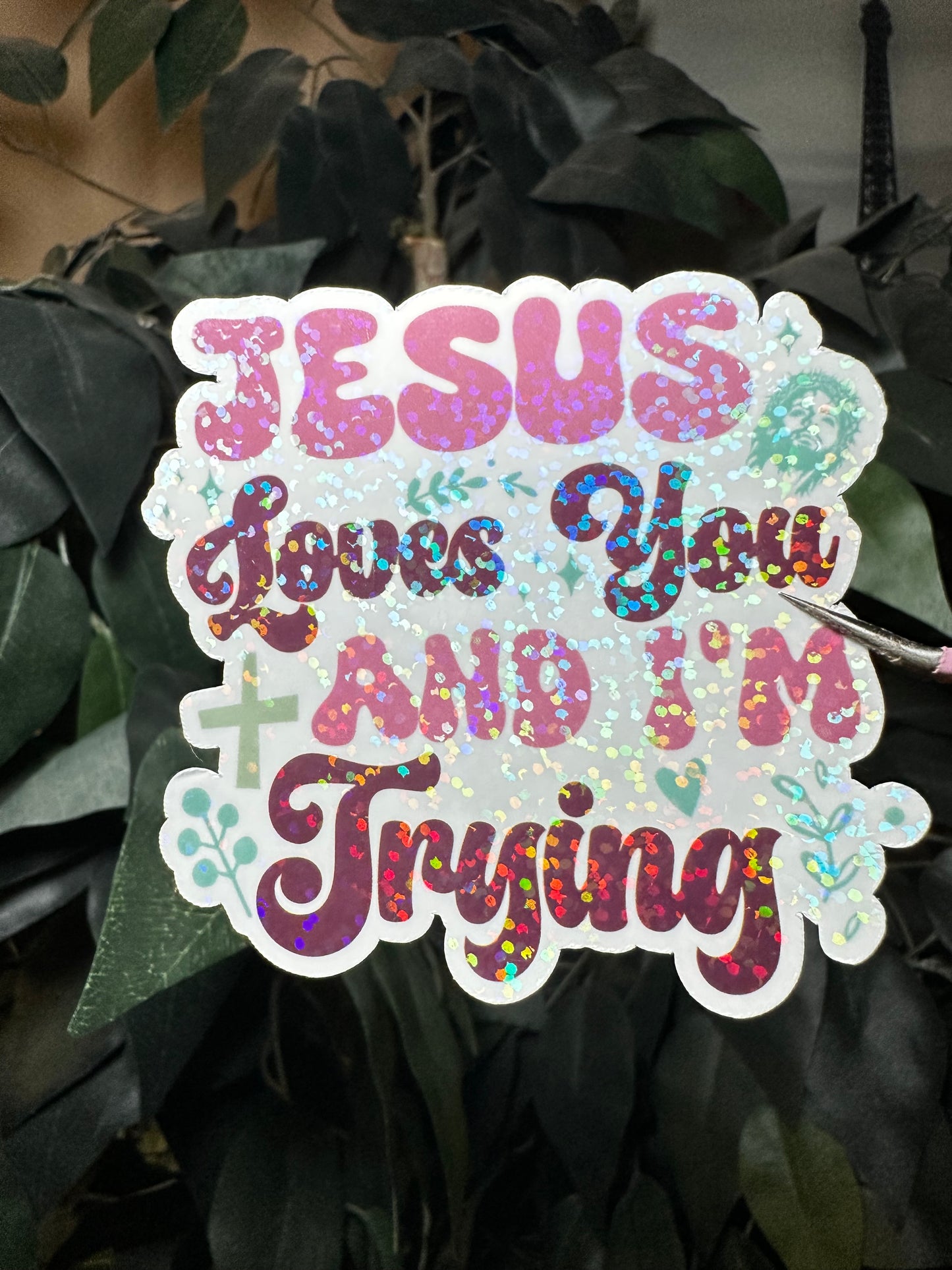 Jesus Loves You Sticker