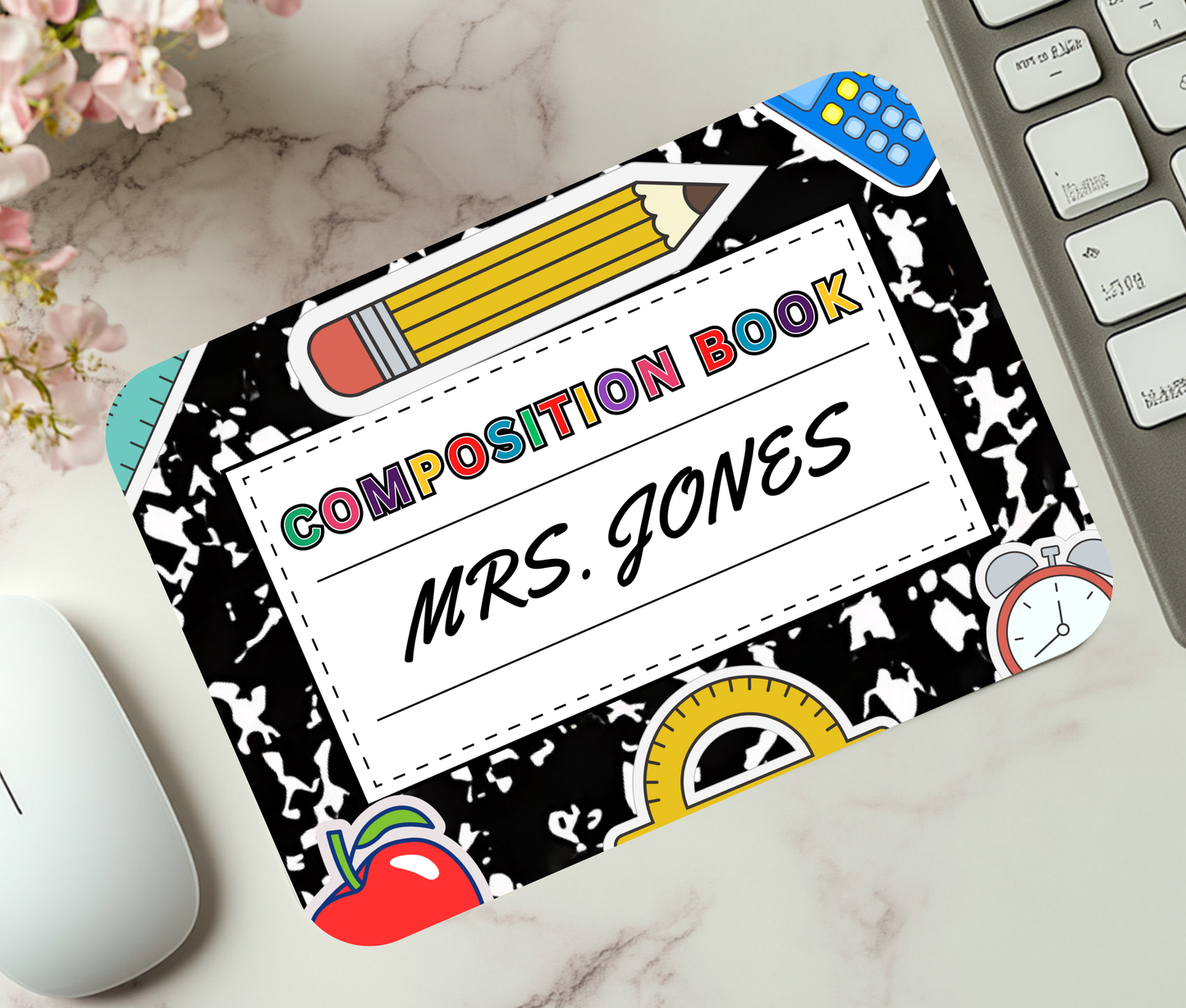 Composition Book Mouse Pad