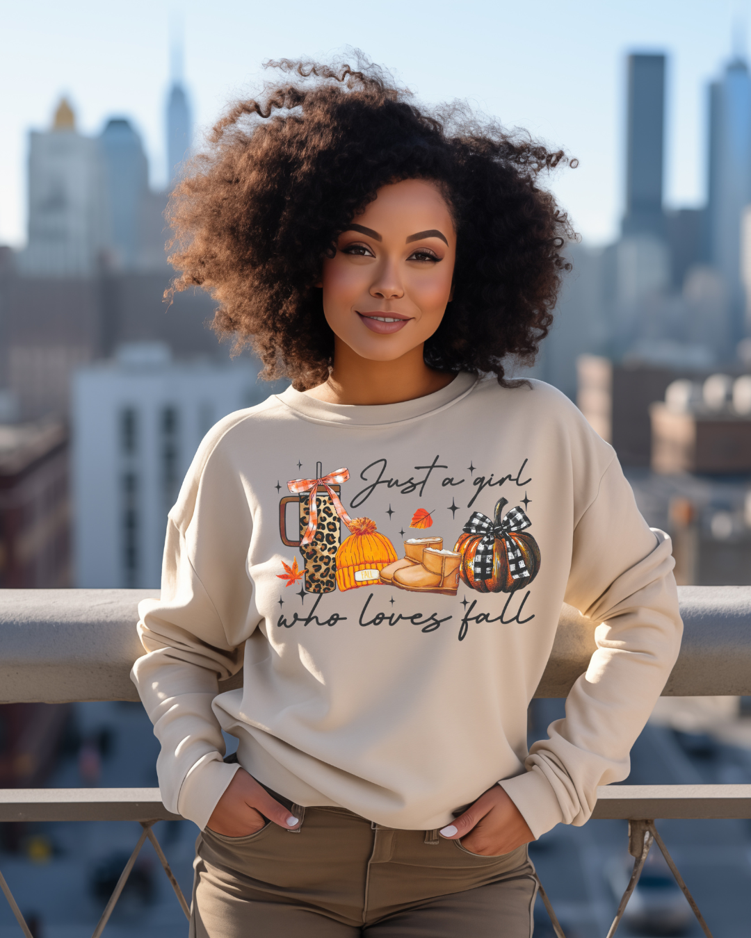Just A Girl Sweatshirt