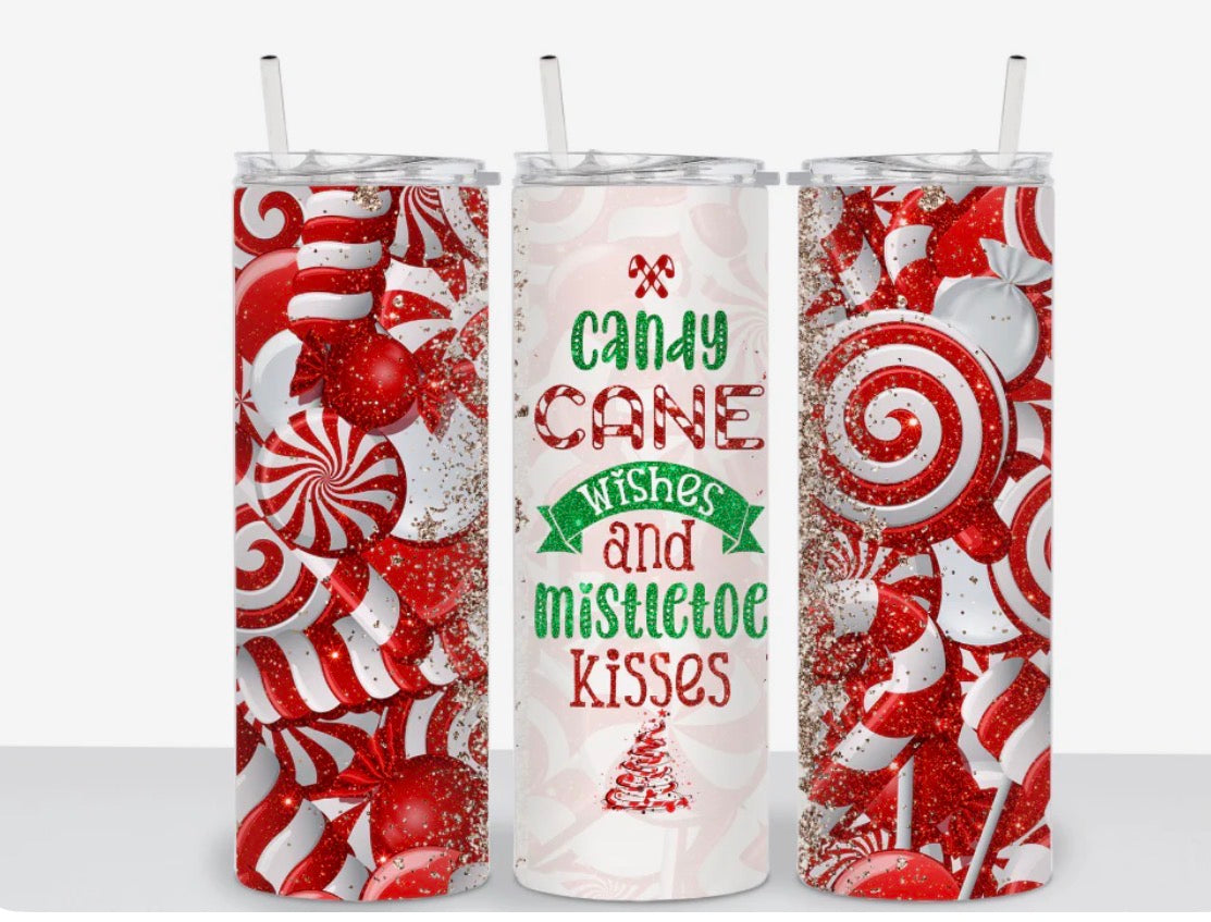 Candy Wishes & Mistletoe Kisses Tumblers