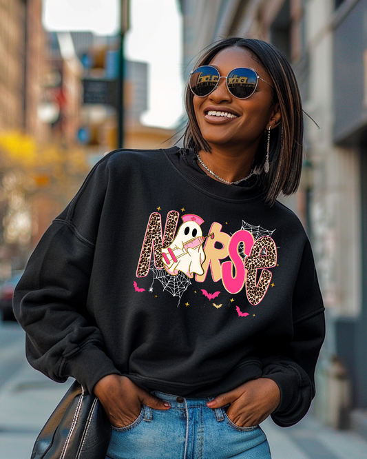 Black Nurse Sweatshirt