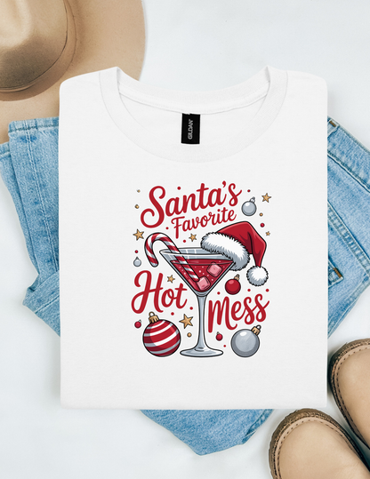 Santas Hot Mess Sweatshirt