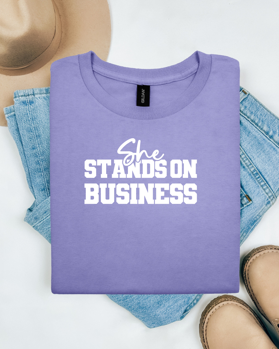 Stands On Business Short Sleeve T-Shirt