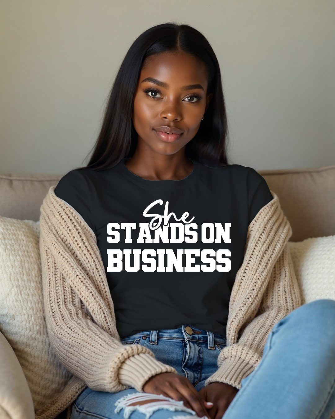 Stands On Business Short Sleeve T-Shirt