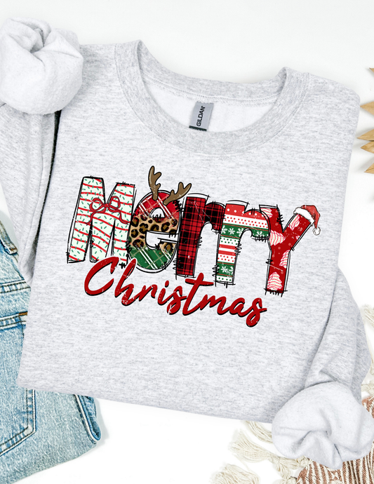 Merry Christmas Reindeer Sweatshirt