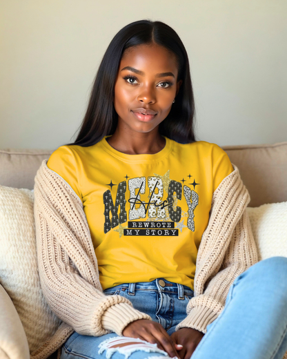 Mercy ReWrote Story Short Sleeve T-Shirt