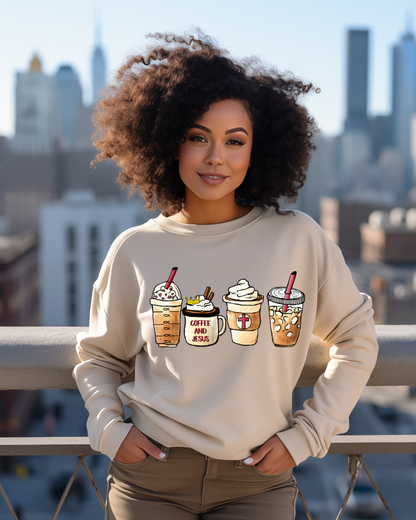 Coffee and Jesus Sweatshirt