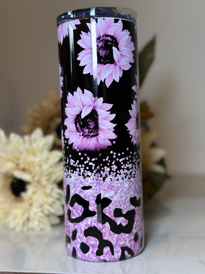 Purple Leopard Tumbler