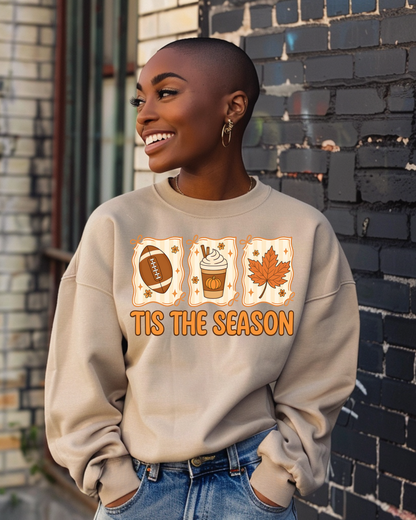 Tis the Season Fall Sports Sweatshirt
