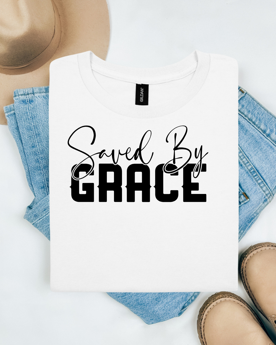 Saved By Grace Short Sleeve T-Shirt