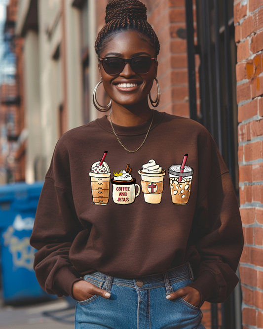 Coffee and Jesus Sweatshirt