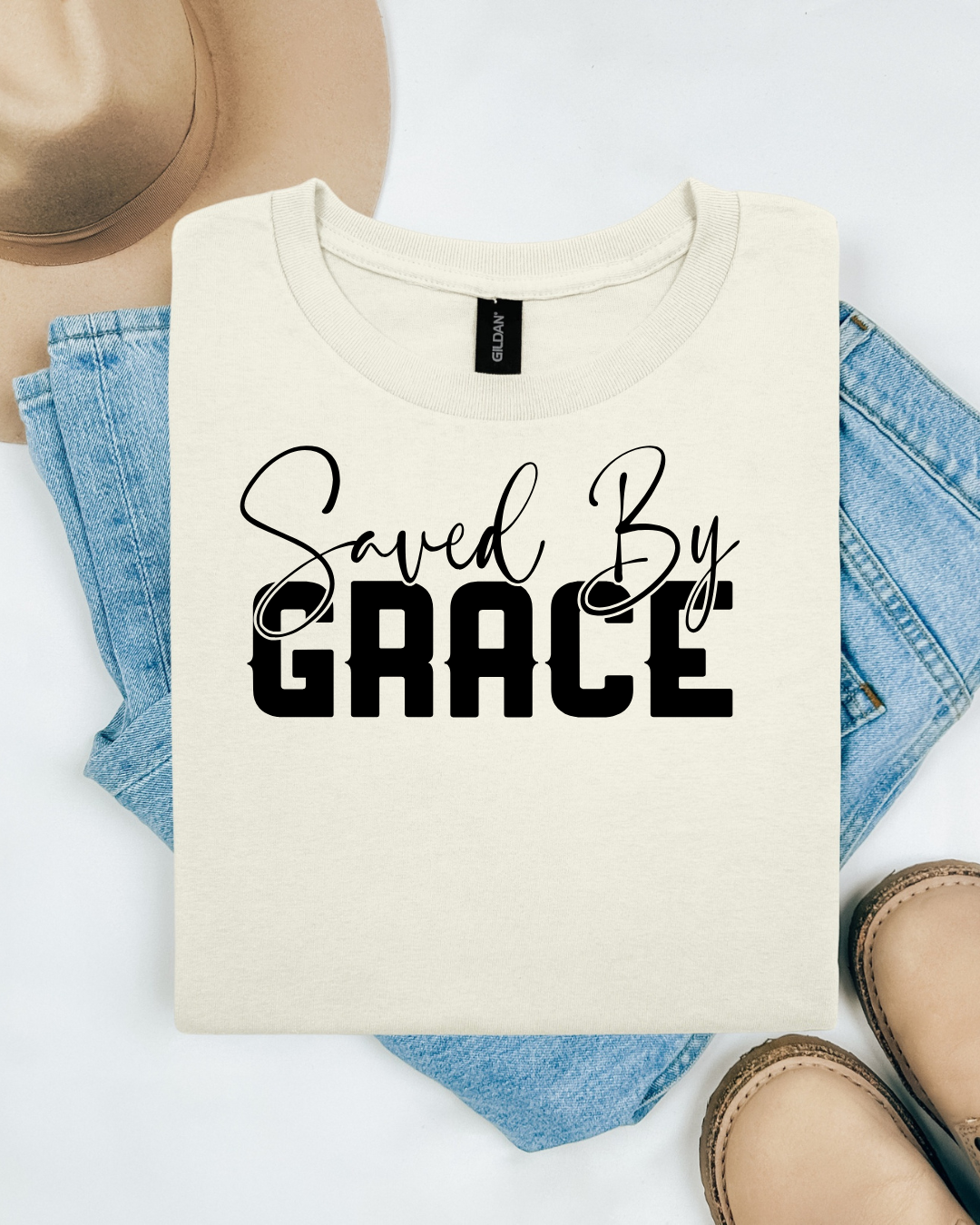 Saved By Grace Short Sleeve T-Shirt