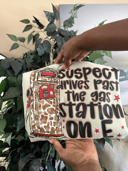 Funny Gas Station On E Sweatshirt