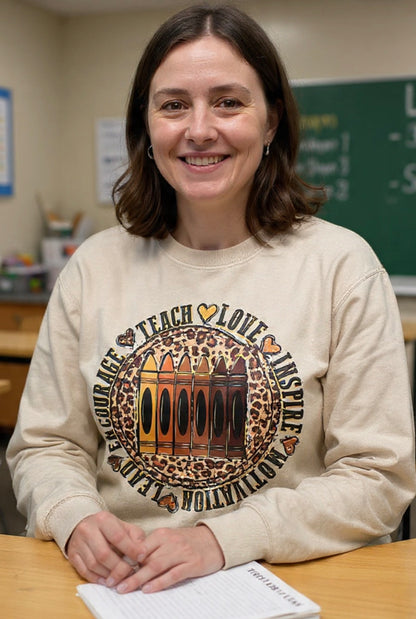 Teach Love Motivate Sweatshirt