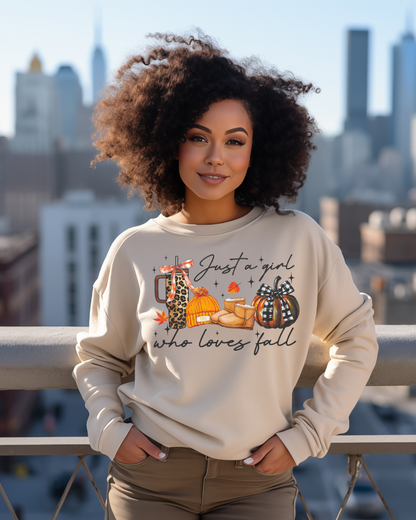 Just A Girl Sweatshirt