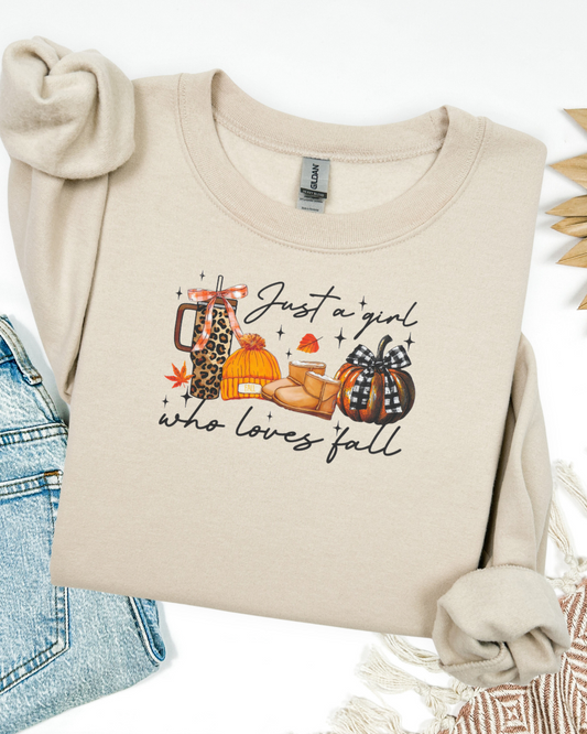 Just A Girl Sweatshirt