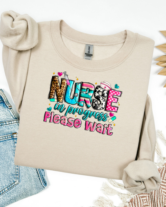 Nurse in Progress Sweatshirt