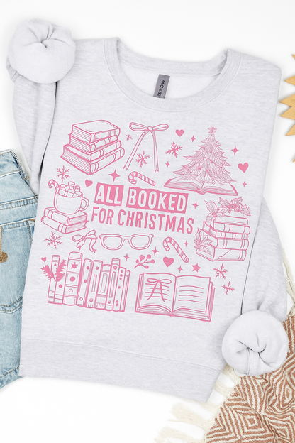 All Booked For Christmas Sweatshirt