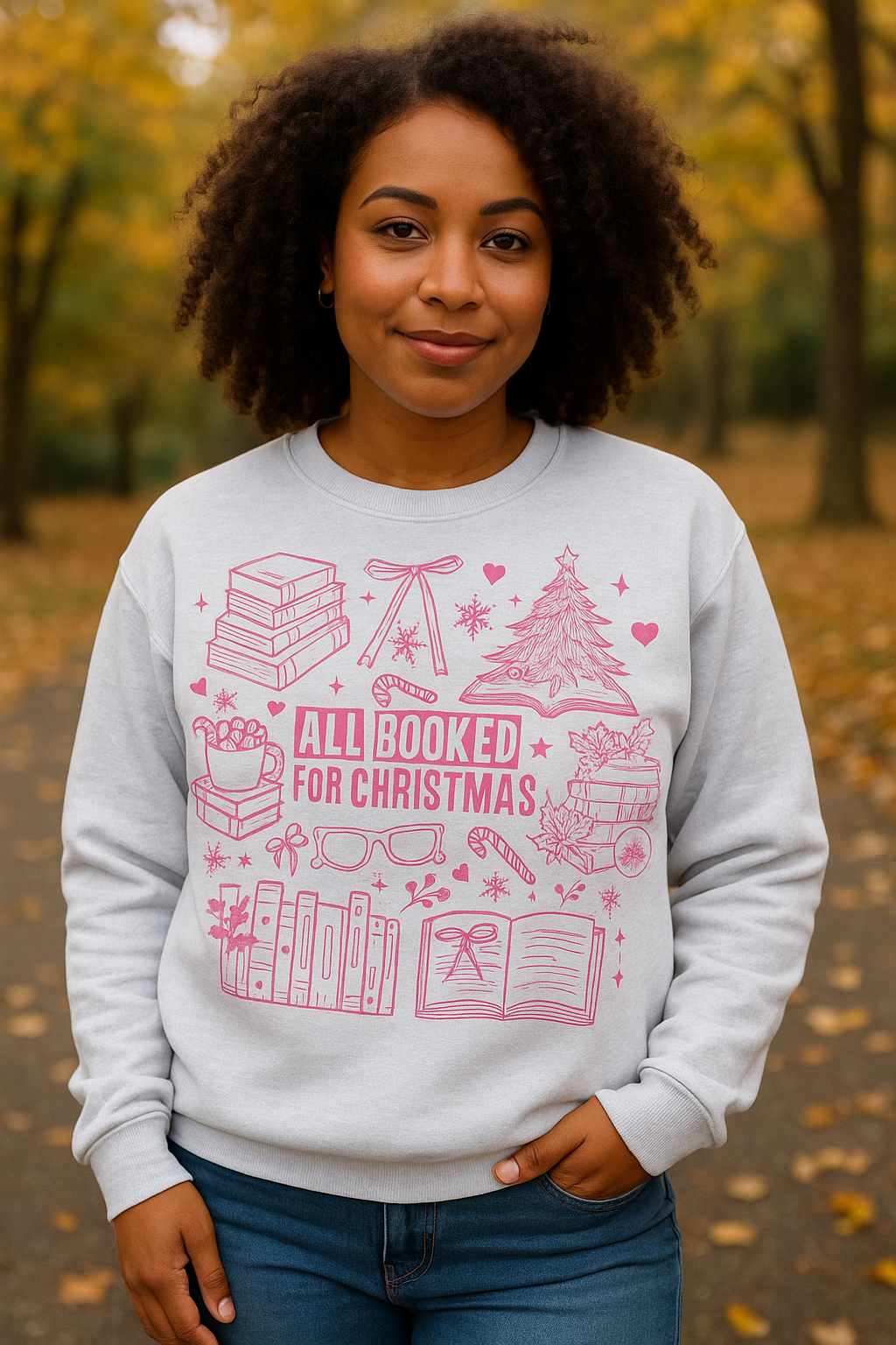 All Booked For Christmas Sweatshirt