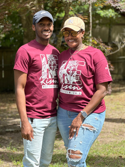 He Is Risen Christian Graphic Tee  Crown of Thorns Design