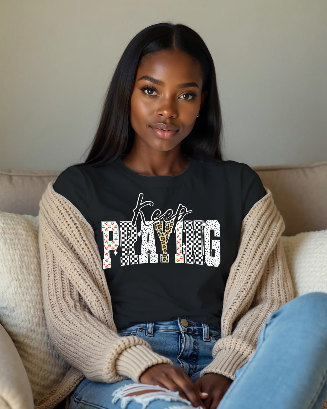 Keep Praying Short Sleeve T-Shirt