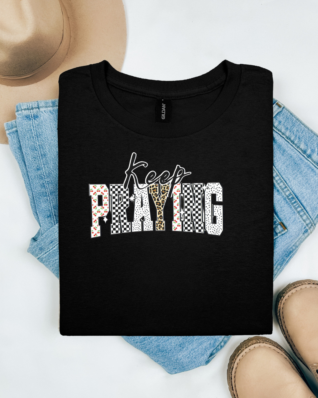 Keep Praying Short Sleeve T-Shirt