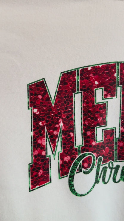 Merry Christmas" Sweatshirt – Holiday Pullover for Women